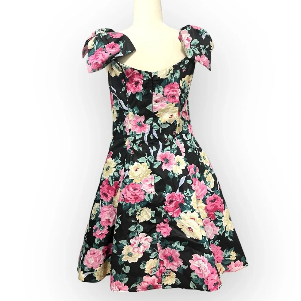 Vintage Jessica McClintock Gunne Sax Floral Dress